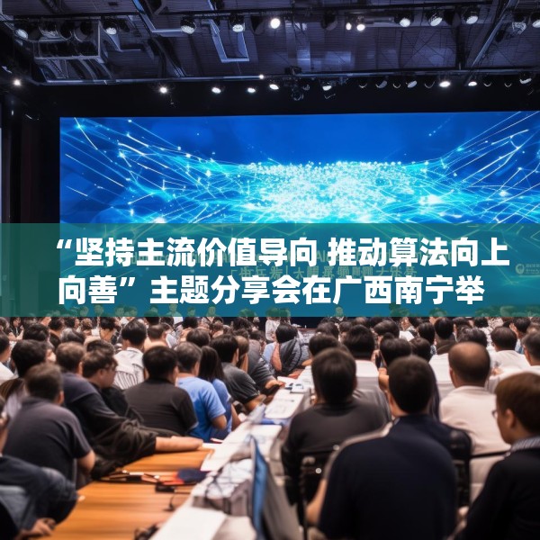 “坚持主流价值导向 推动算法向上向善”主题分享会在广西南宁举行