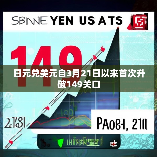 日元兑美元自3月21日以来首次升破149关口