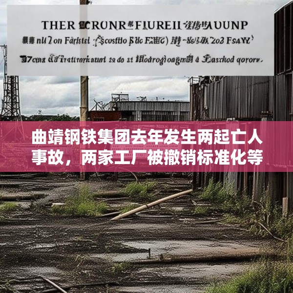 曲靖钢铁集团去年发生两起亡人事故，两家工厂被撤销标准化等级称号