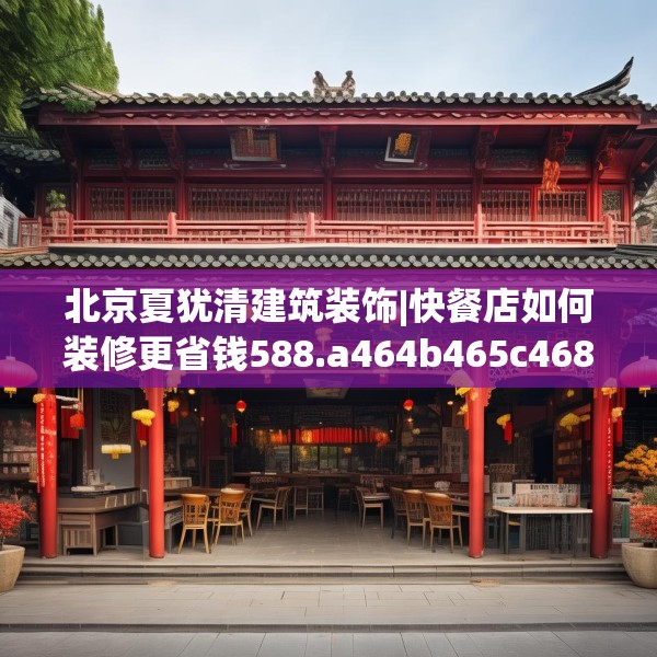 北京夏犹清建筑装饰|快餐店如何装修更省钱588.a464b465c468fgy.475lkjl