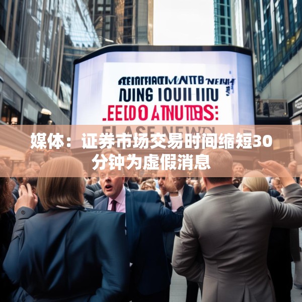 媒体：证券市场交易时间缩短30分钟为虚假消息