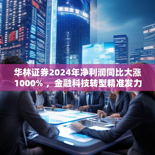 华林证券2024年净利润同比大涨1000% ，金融科技转型精准发力