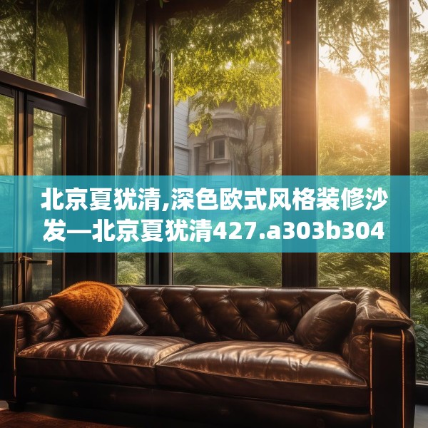 北京夏犹清,深色欧式风格装修沙发—北京夏犹清427.a303b304c307fgy.314poiy