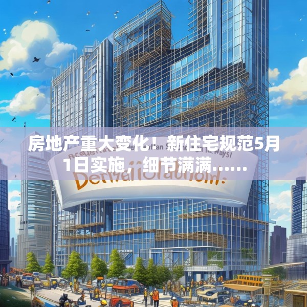 房地产重大变化！新住宅规范5月1日实施，细节满满……