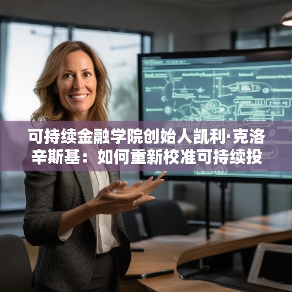可持续金融学院创始人凯利·克洛辛斯基：如何重新校准可持续投资