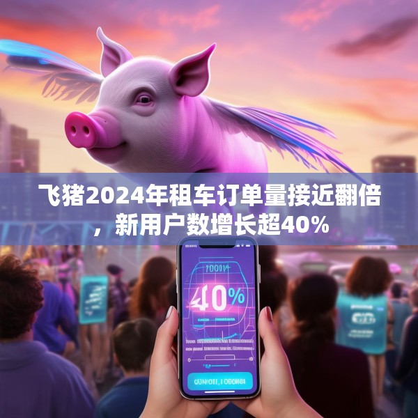 飞猪2024年租车订单量接近翻倍，新用户数增长超40%
