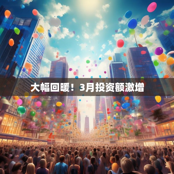 大幅回暖！3月投资额激增