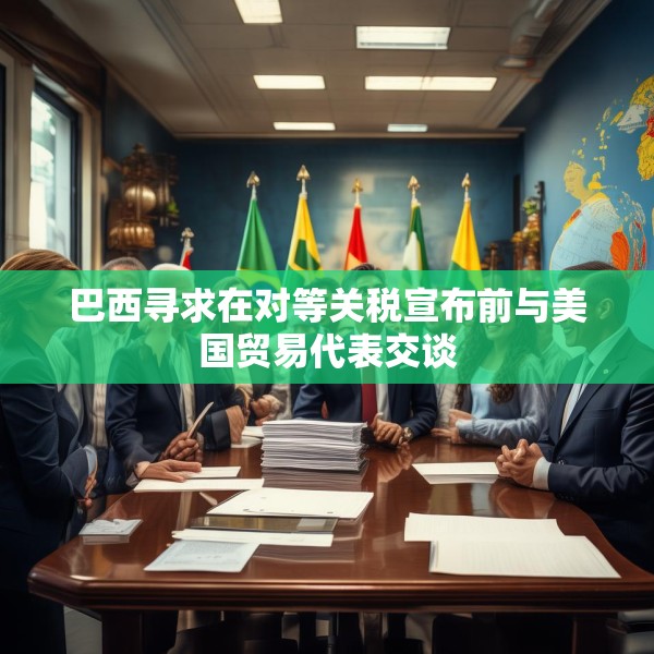 巴西寻求在对等关税宣布前与美国贸易代表交谈