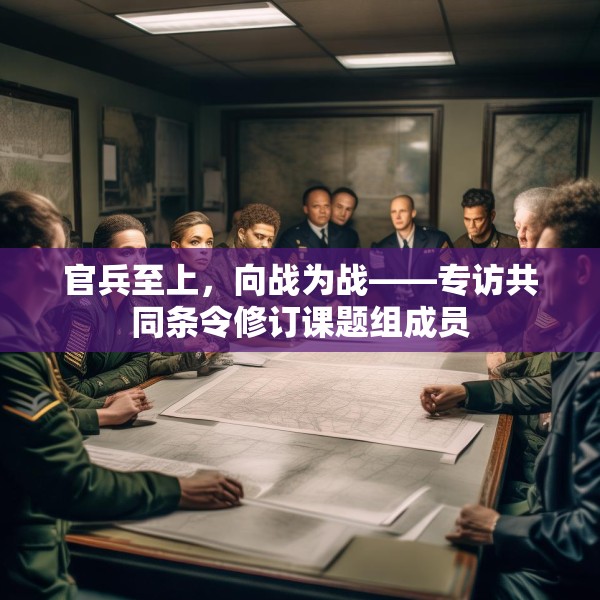 官兵至上，向战为战——专访共同条令修订课题组成员