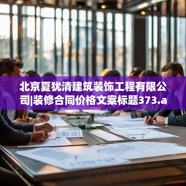 北京夏犹清建筑装饰工程有限公司|装修合同价格文案标题373.a249b250c253fgy.260poiy