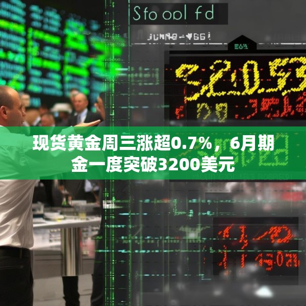 现货黄金周三涨超0.7%，6月期金一度突破3200美元