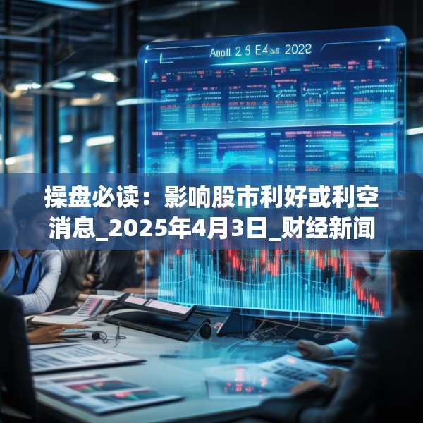 操盘必读：影响股市利好或利空消息_2025年4月3日_财经新闻