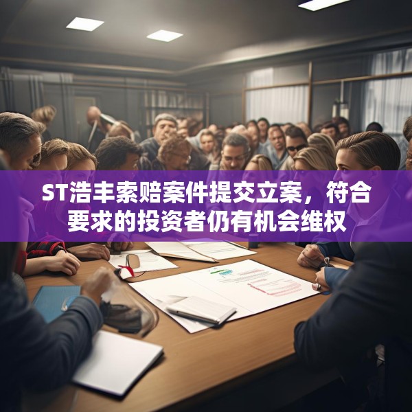 ST浩丰索赔案件提交立案，符合要求的投资者仍有机会维权