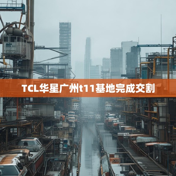 TCL华星广州t11基地完成交割