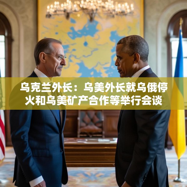乌克兰外长：乌美外长就乌俄停火和乌美矿产合作等举行会谈