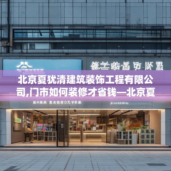 北京夏犹清建筑装饰工程有限公司,门市如何装修才省钱—北京夏犹清建筑装饰工程有限公司230.a106b107c110fgy.117xczxv
