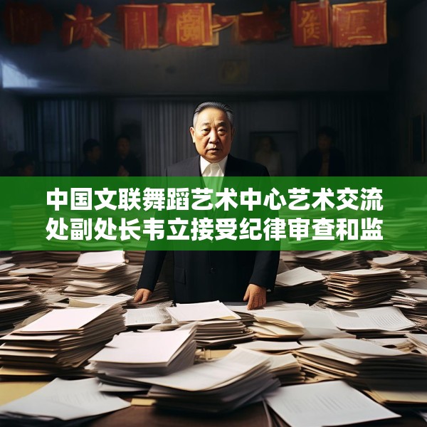 中国文联舞蹈艺术中心艺术交流处副处长韦立接受纪律审查和监察调查