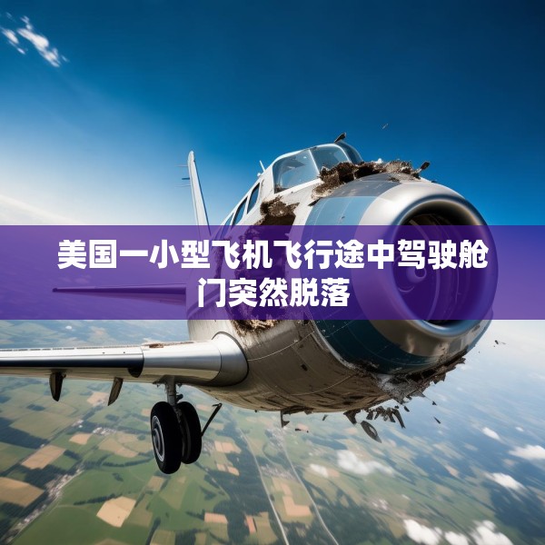 美国一小型飞机飞行途中驾驶舱门突然脱落