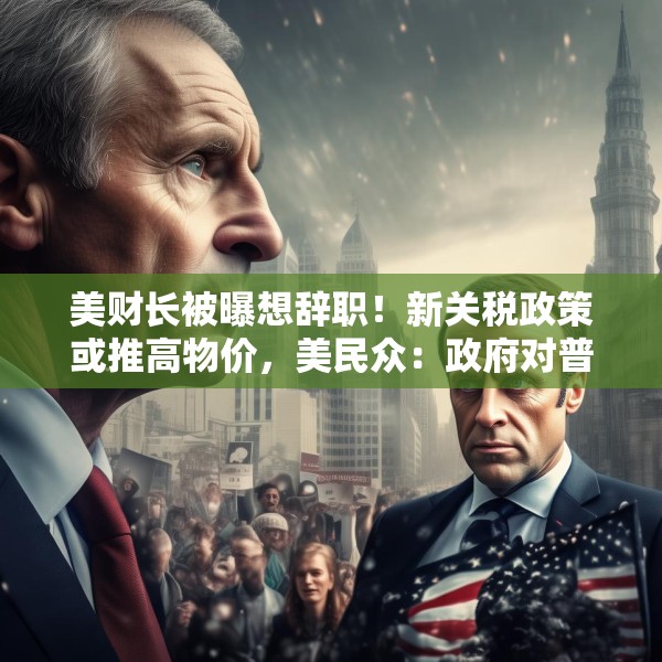 美财长被曝想辞职！新关税政策或推高物价，美民众：政府对普通人视而不见！法总理：美国将首先成为受害者
