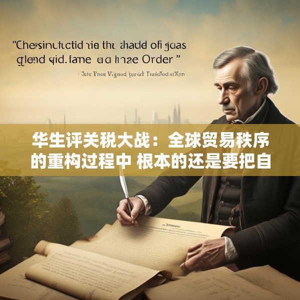 华生评关税大战：全球贸易秩序的重构过程中 根本的还是要把自己的事情做好