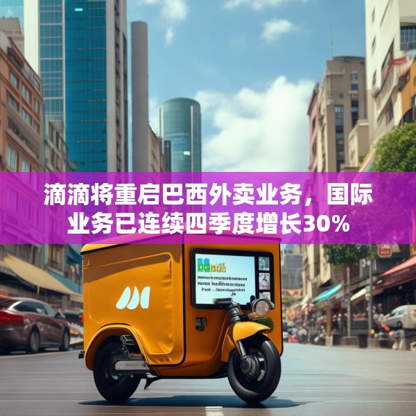 滴滴将重启巴西外卖业务，国际业务已连续四季度增长30%