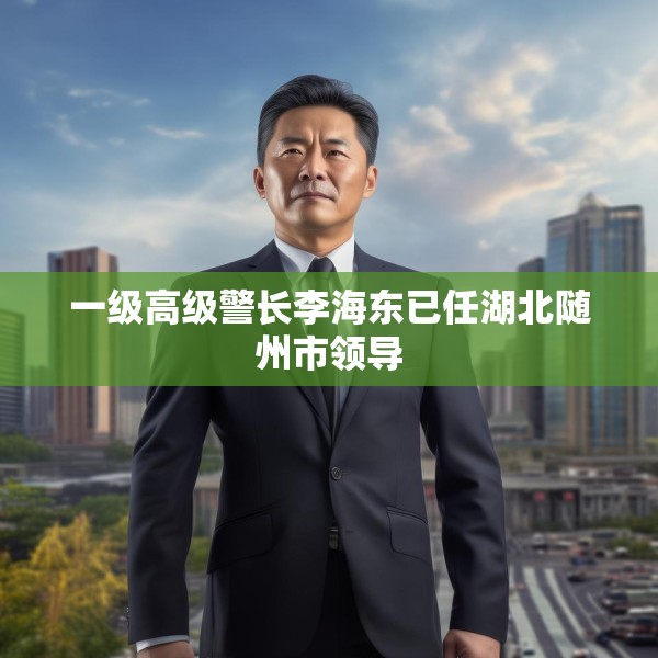 一级高级警长李海东已任湖北随州市领导