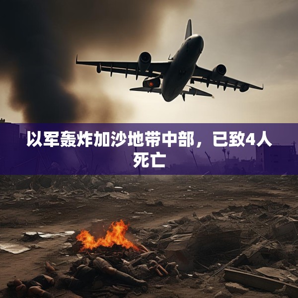 以军轰炸加沙地带中部，已致4人死亡