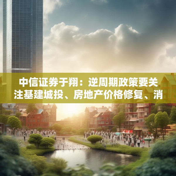 中信证券于翔：逆周期政策要关注基建城投、房地产价格修复、消费逐渐恢复三点