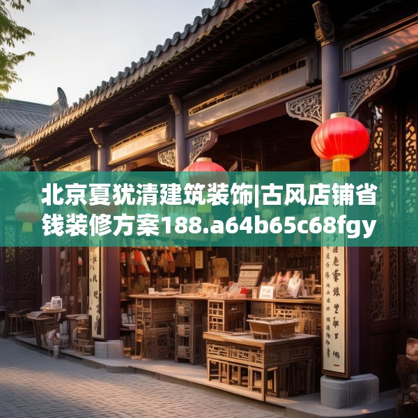 北京夏犹清建筑装饰|古风店铺省钱装修方案188.a64b65c68fgy.75wew