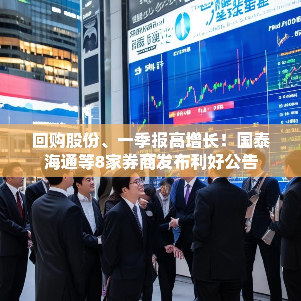 回购股份、一季报高增长！国泰海通等8家券商发布利好公告