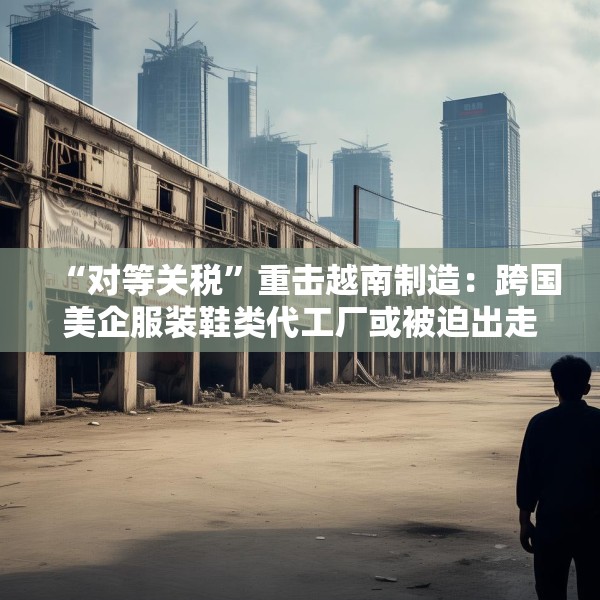 “对等关税”重击越南制造：跨国美企服装鞋类代工厂或被迫出走，耐克阿迪达斯们遭殃