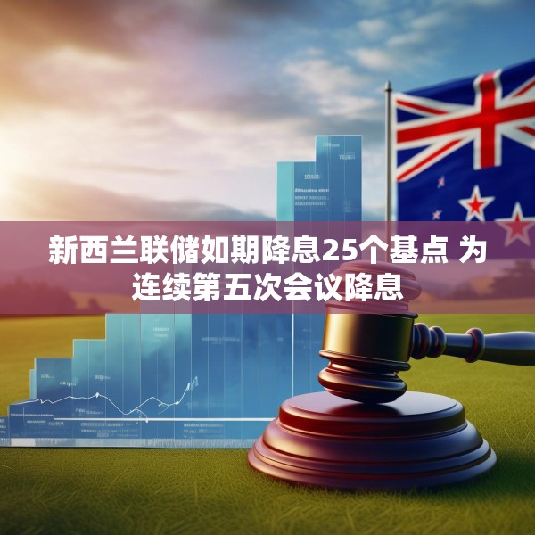 新西兰联储如期降息25个基点 为连续第五次会议降息