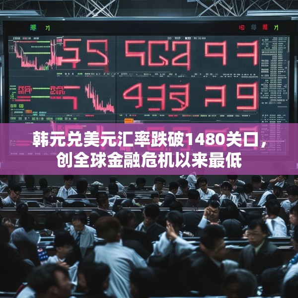 韩元兑美元汇率跌破1480关口，创全球金融危机以来最低