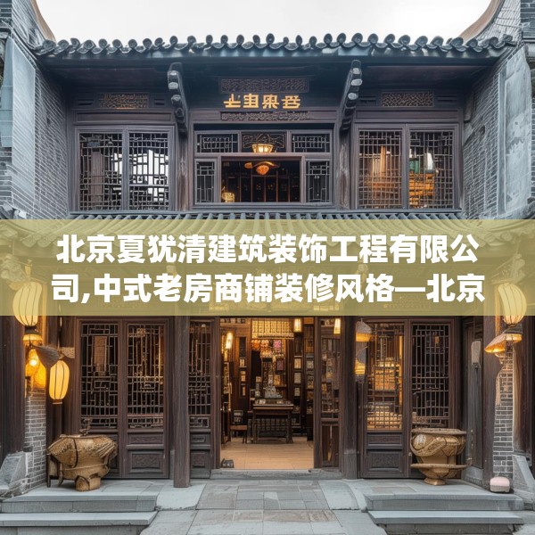 北京夏犹清建筑装饰工程有限公司,中式老房商铺装修风格—北京夏犹清建筑装饰工程有限公司167.a43b44c47fgy.54fds