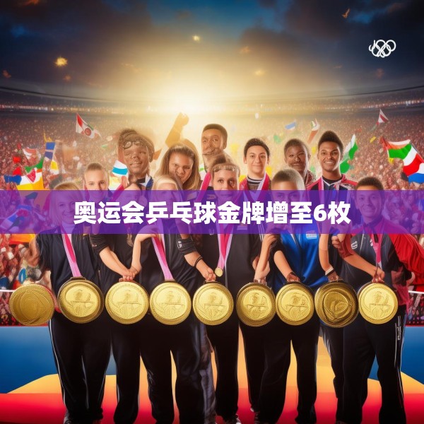 奥运会乒乓球金牌增至6枚