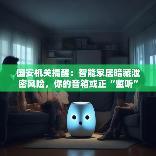 国安机关提醒：智能家居暗藏泄密风险，你的音箱或正“监听”