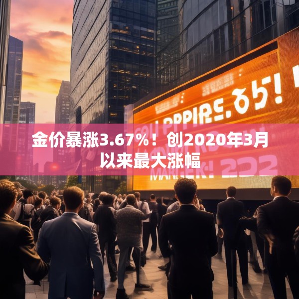 金价暴涨3.67%！创2020年3月以来最大涨幅