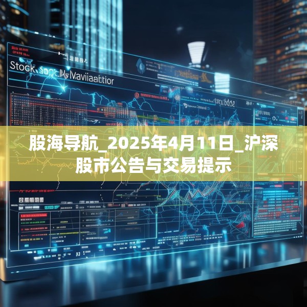 股海导航_2025年4月11日_沪深股市公告与交易提示
