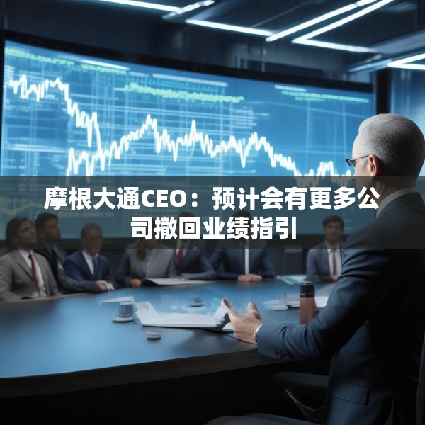 摩根大通CEO：预计会有更多公司撤回业绩指引