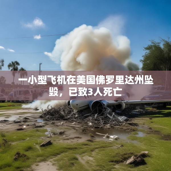 一小型飞机在美国佛罗里达州坠毁，已致3人死亡