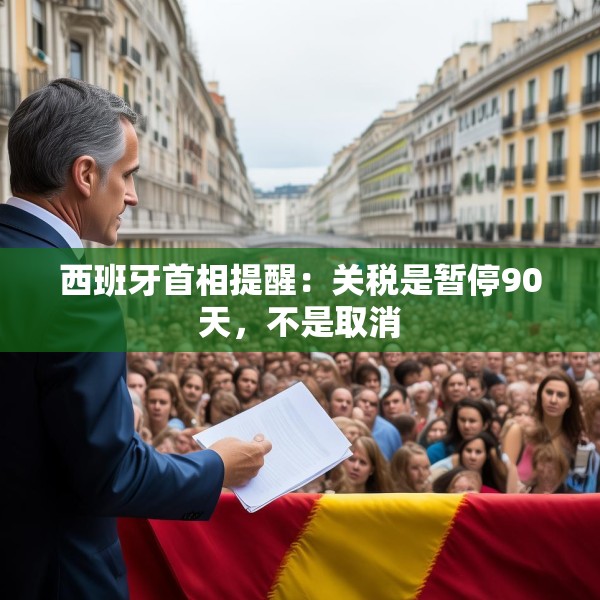 西班牙首相提醒：关税是暂停90天，不是取消