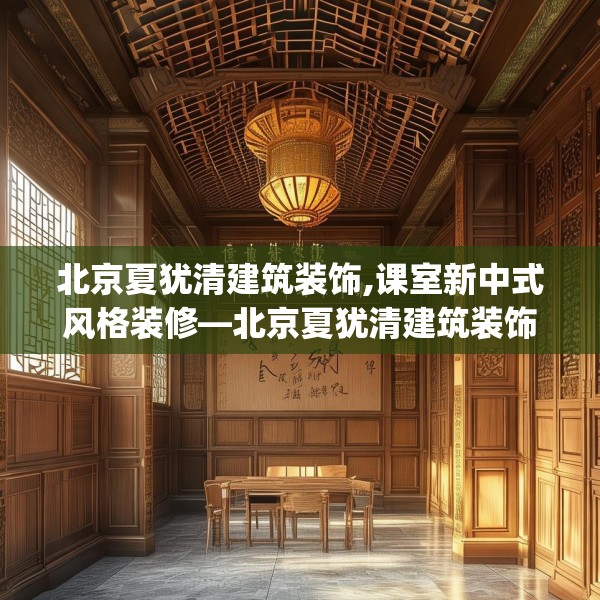 北京夏犹清建筑装饰,课室新中式风格装修—北京夏犹清建筑装饰134.a10b11c14fgy.21wew