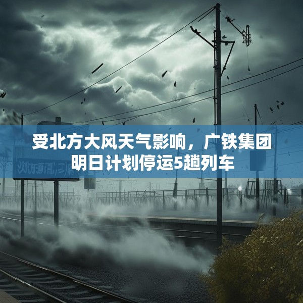 受北方大风天气影响，广铁集团明日计划停运5趟列车