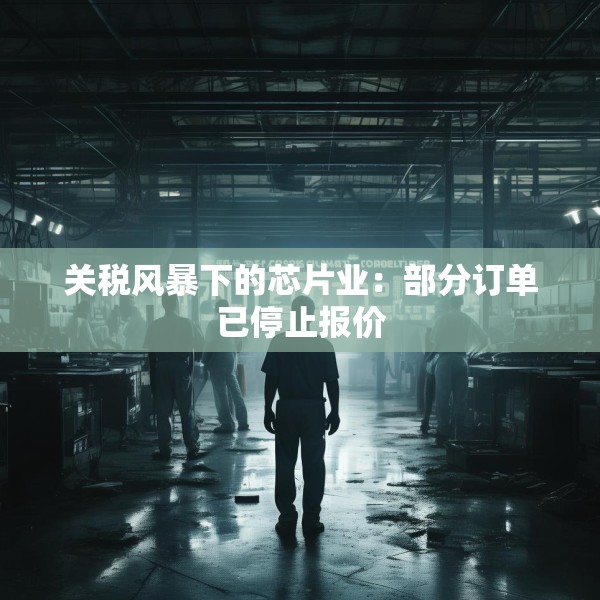 关税风暴下的芯片业：部分订单已停止报价