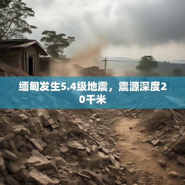 缅甸发生5.4级地震，震源深度20千米