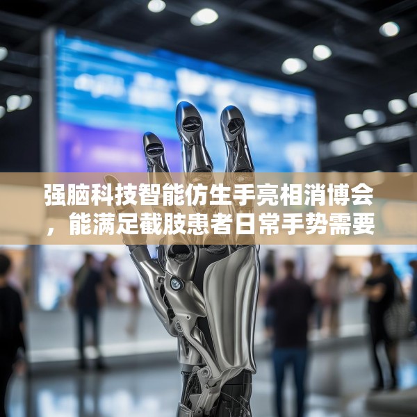 强脑科技智能仿生手亮相消博会，能满足截肢患者日常手势需要