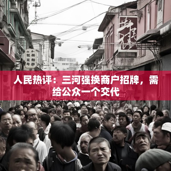 人民热评：三河强换商户招牌，需给公众一个交代