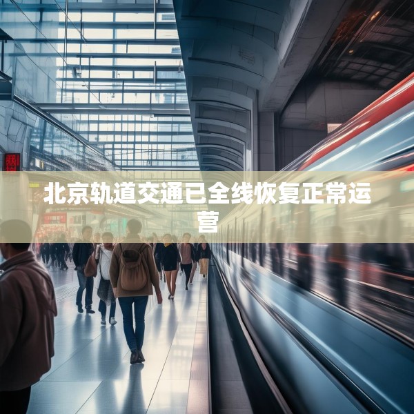 北京轨道交通已全线恢复正常运营