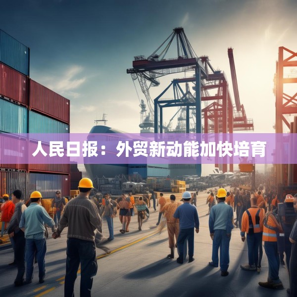 人民日报：外贸新动能加快培育