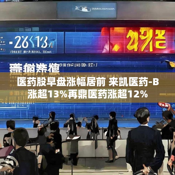 医药股早盘涨幅居前 来凯医药-B涨超13%再鼎医药涨超12%